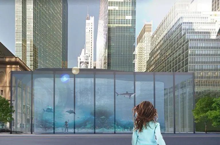 Design competition proposals call for fish tanks and mini-golf in the middle of Park Avenue