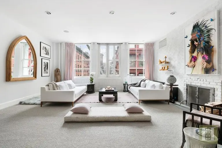 $4.25M for a full-floor Soho loft with its with original 19th century wainscoting and moldings