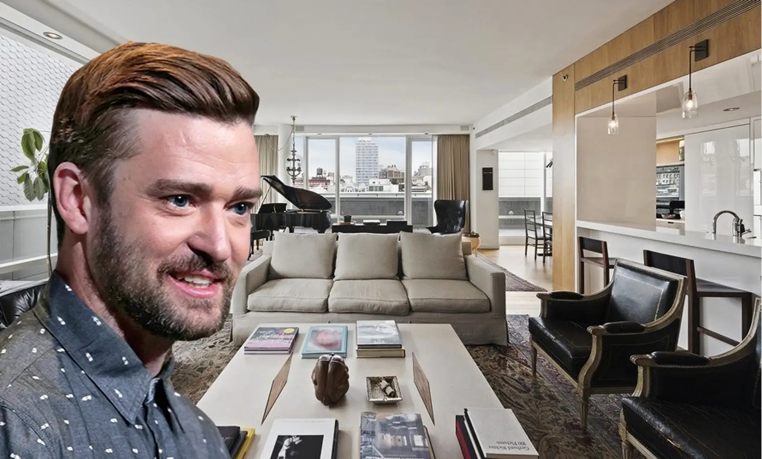 Justin Timberlake wants to offload his sleek Soho Mews penthouse for $8M
