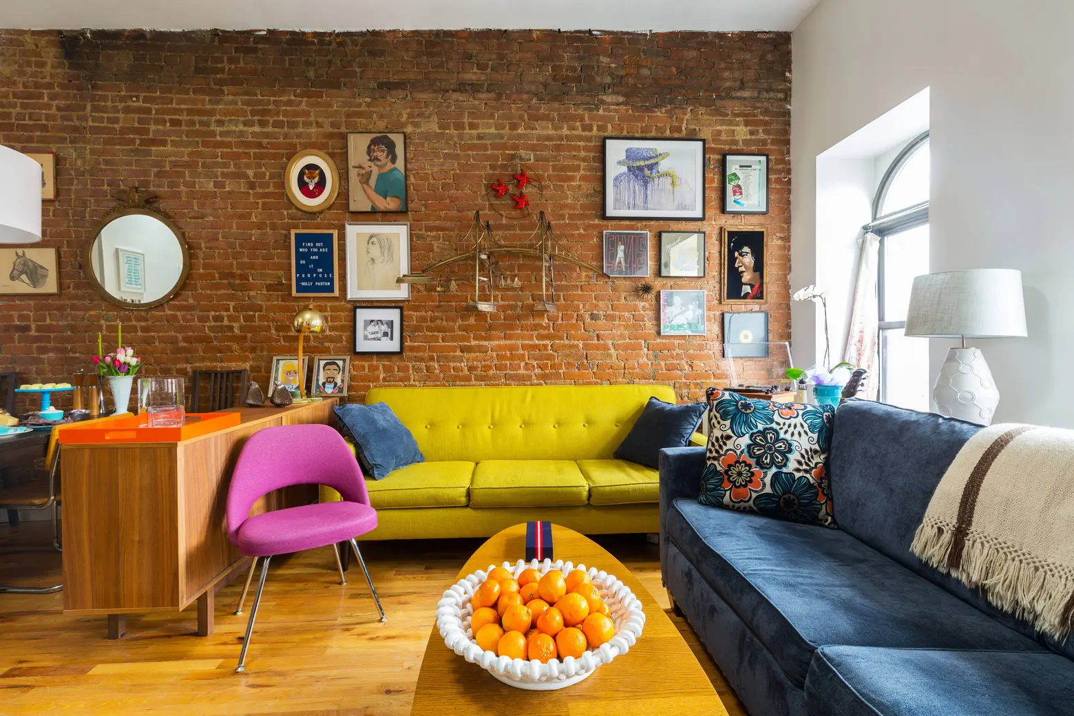 Our 900sqft: Native New Yorkers Aria and John open up their retro, colorful Harlem home