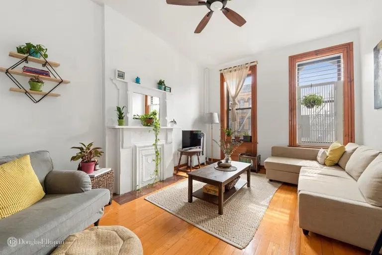 This little condo on the Bed-Stuy/Bushwick border is packed with old-world charm for $575K