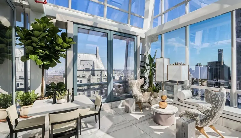 One of only two condos with private terraces at One57 lists for $28.5M