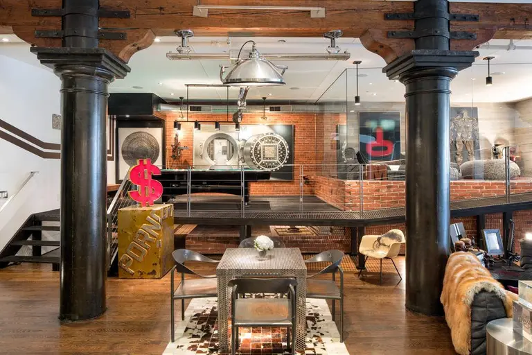 Leather floors and a catwalk are just the beginning at this $7M Tribeca loft