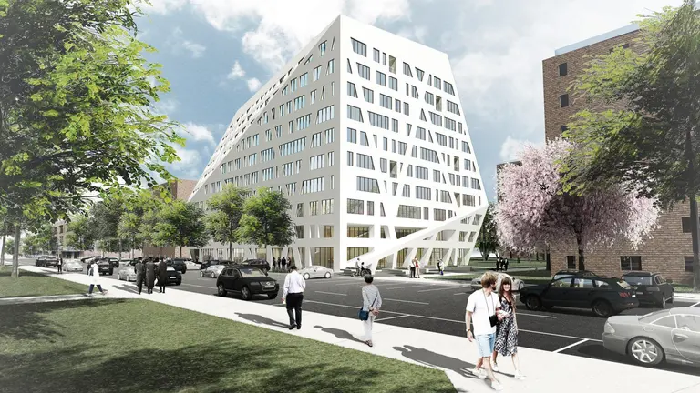 New renderings revealed for Daniel Libeskind’s affordable senior housing building in Bed-Stuy
