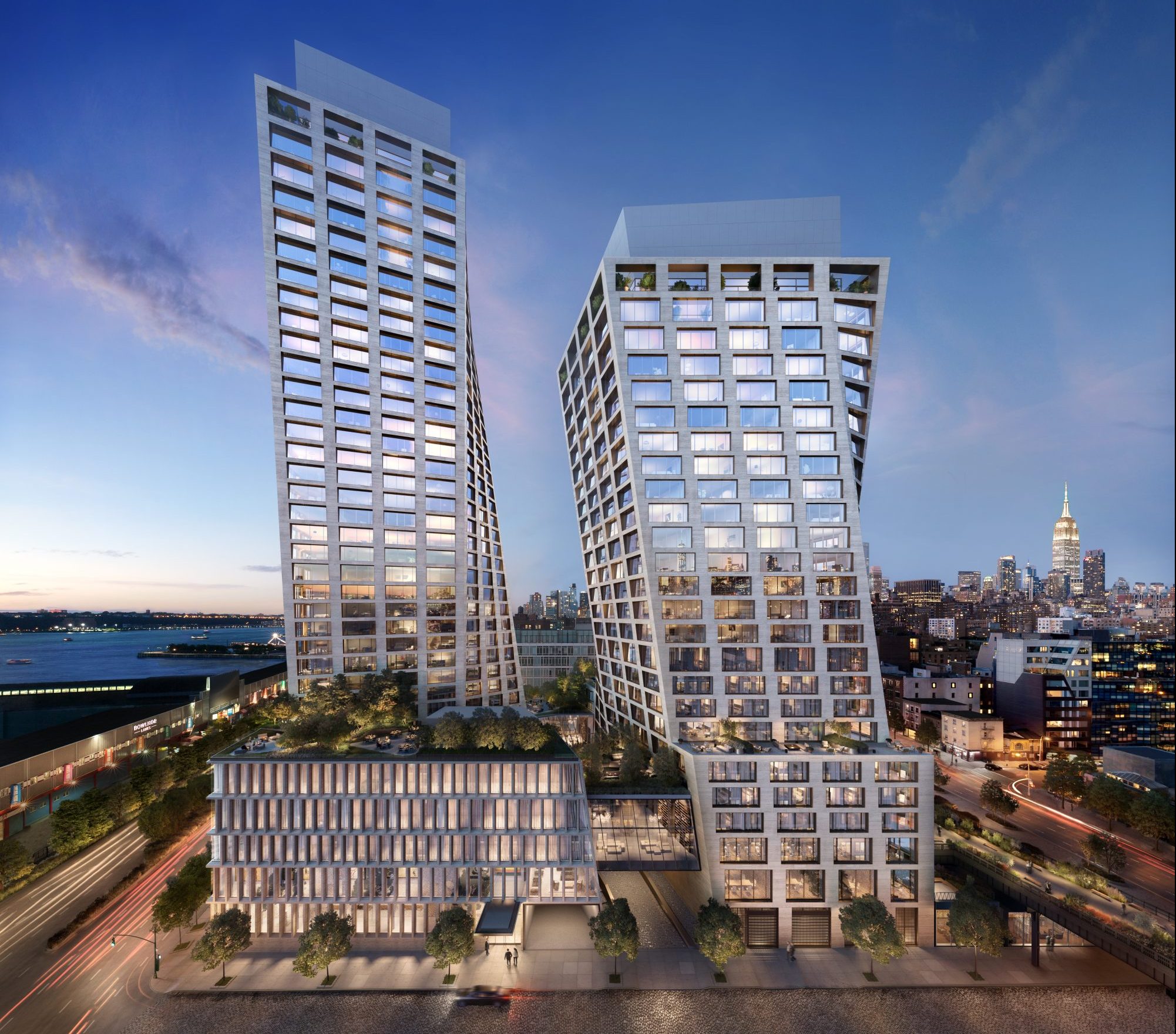 Bjarke Ingels reveals new renderings of twisting High Line condo 
