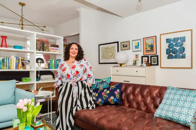 My 720sqft: A food and wine specialist serves up her retro, girly Jersey City studio