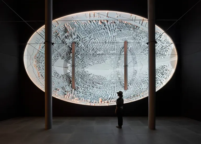Artist Es Devlin unveils a trippy gallery show inspired by Bjarke Ingels’ twisting High Line towers