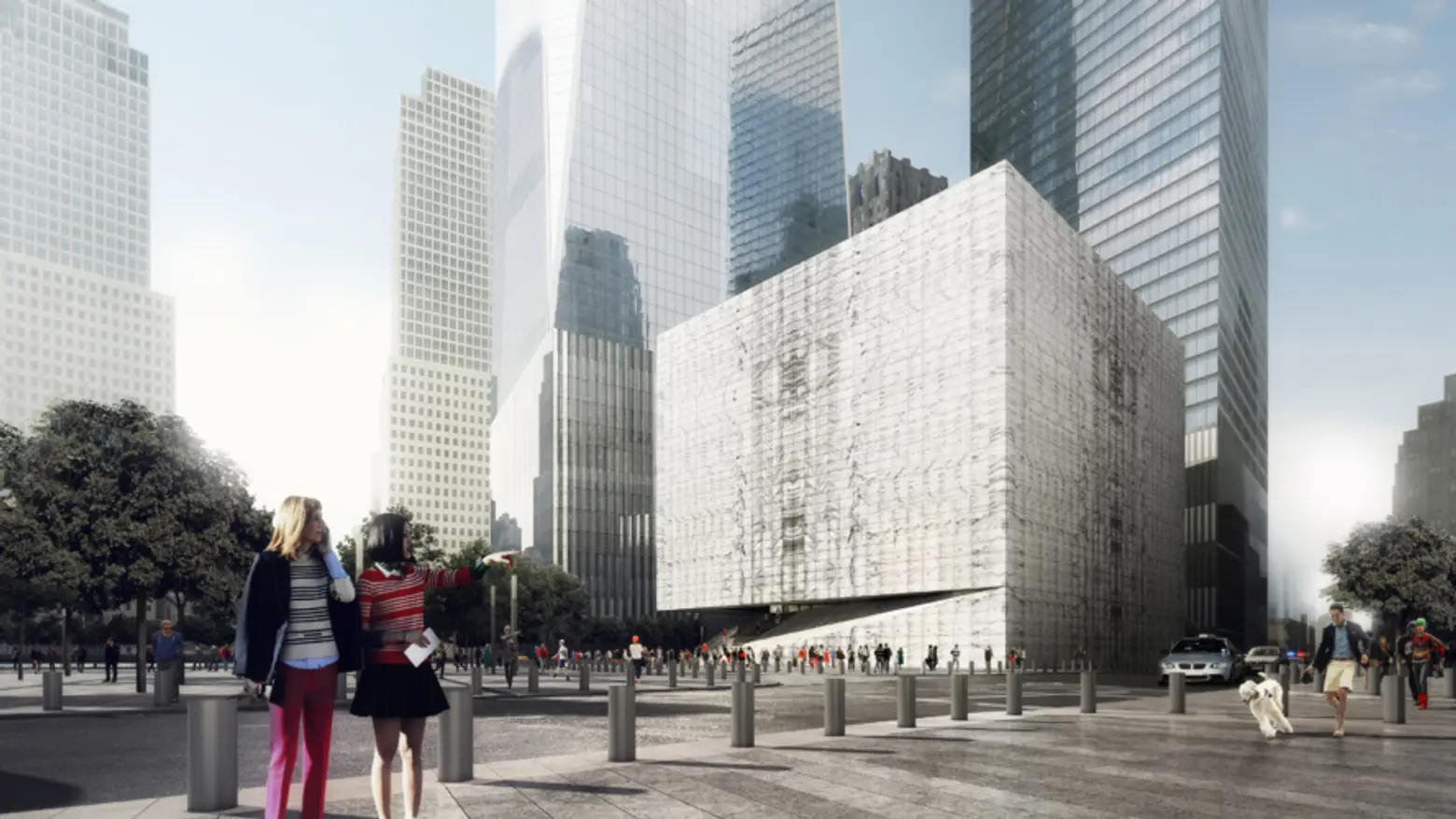 Construction is underway at the World Trade Center performing arts center