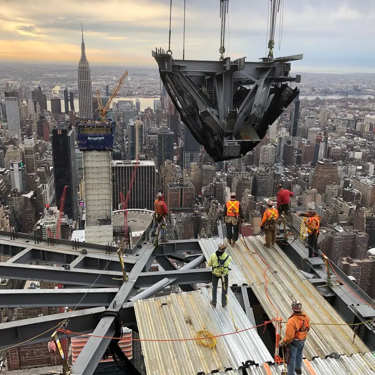 See exclusive construction photos of NYC’s highest outdoor observation deck at 30 Hudson Yards