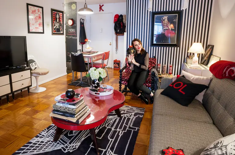 My 480sqft: Real estate publicist Kelly Kreth lives in a red, black, and white wonderland in Yorkville
