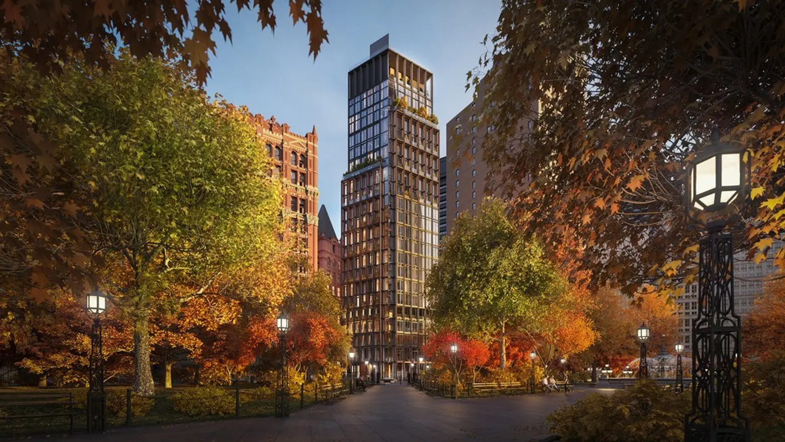 Fresh renderings for One Beekman, Richard Rogers’ first residential building in the U.S.