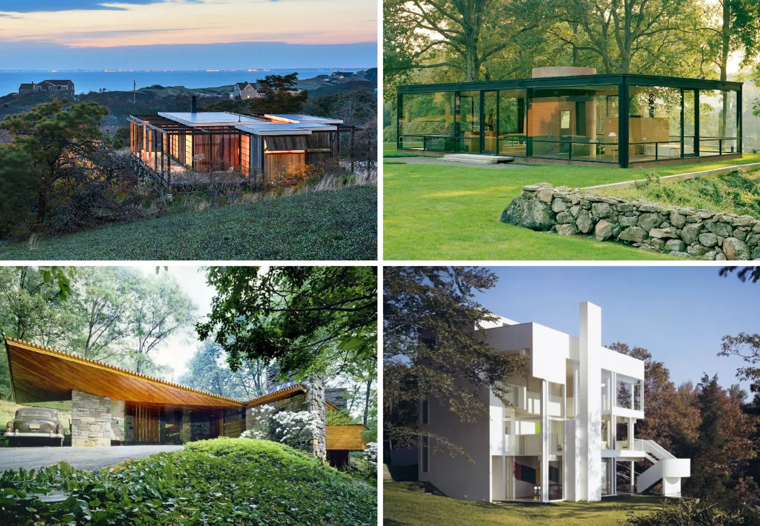 Tour mid century-modern icons from Philip Johnson, Marcel Breuer, Frank Lloyd Wright, and more