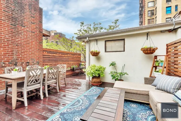 Asking $1.5M, this classic Upper West Side duplex has a magical private rooftop escape