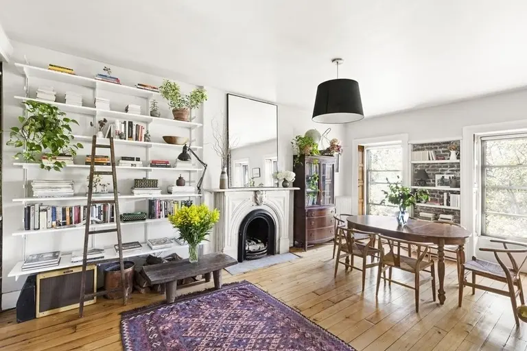 A charming two bedroom co-op in the Park Slope Historic District for under $1M