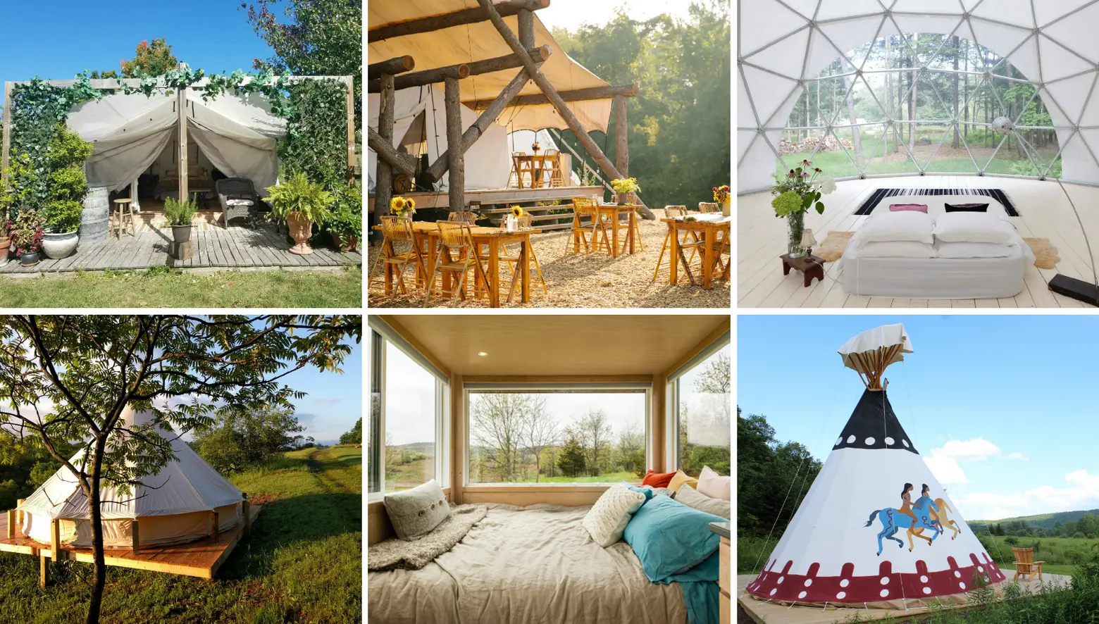 10 glorious glamping sites near New York City