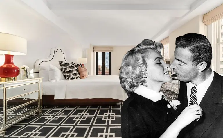 For $1,200/night, stay in the Lexington Hotel suite once home to Marilyn Monroe and Joe DiMaggio