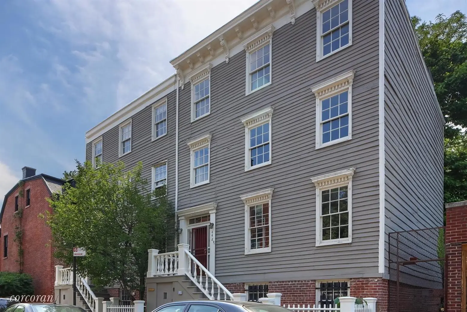 Own a pair of 1840s clapboard houses in Clinton Hill for $4.4M