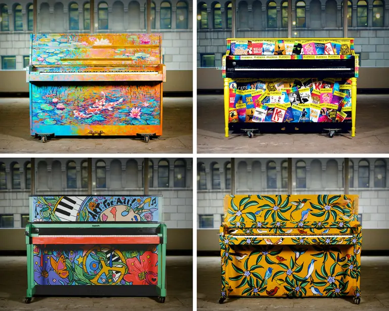 51 stunning ‘Sing for Hope’ pianos will hit the streets of NYC this summer