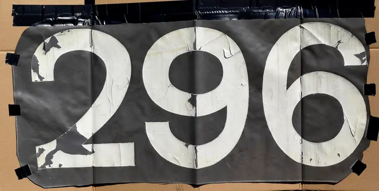 Torn off by a fan in 1973, a right field sign from the old Yankee Stadium just sold for $55K