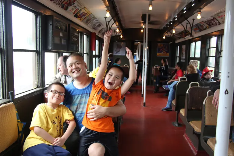 Ride six different vintage trains in Brighton Beach this weekend to celebrate Father’s Day