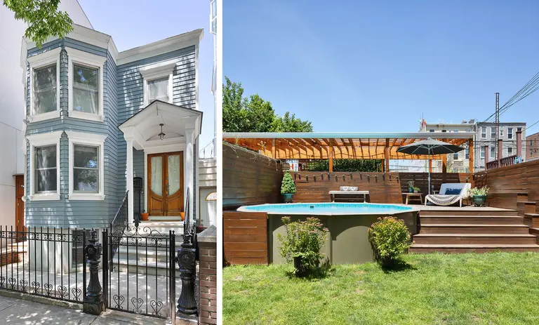 Adorable Williamsburg rowhouse with a swimming pool and three decks asks $3M