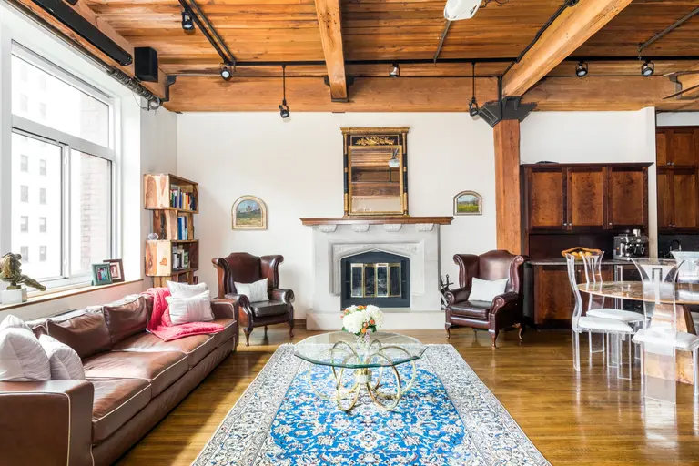 $3M Gramercy loft in former brewery dons original wood ceilings and beams