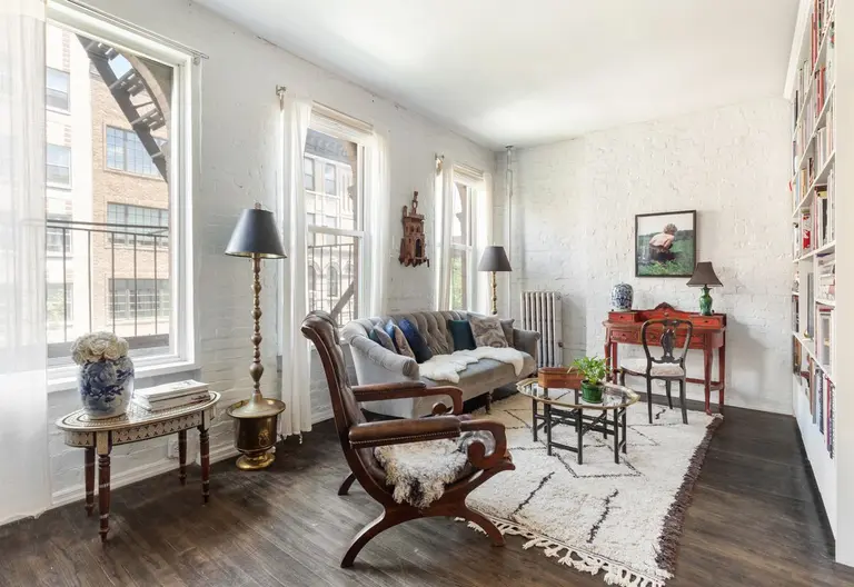 This $950K two-bedroom co-op is the picture of East Village tranquility