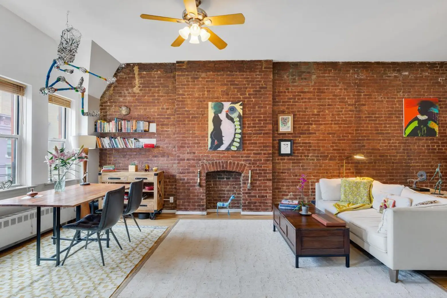 $750K brownstone aerie on the Upper West Side has classic Manhattan charm–and an elevator
