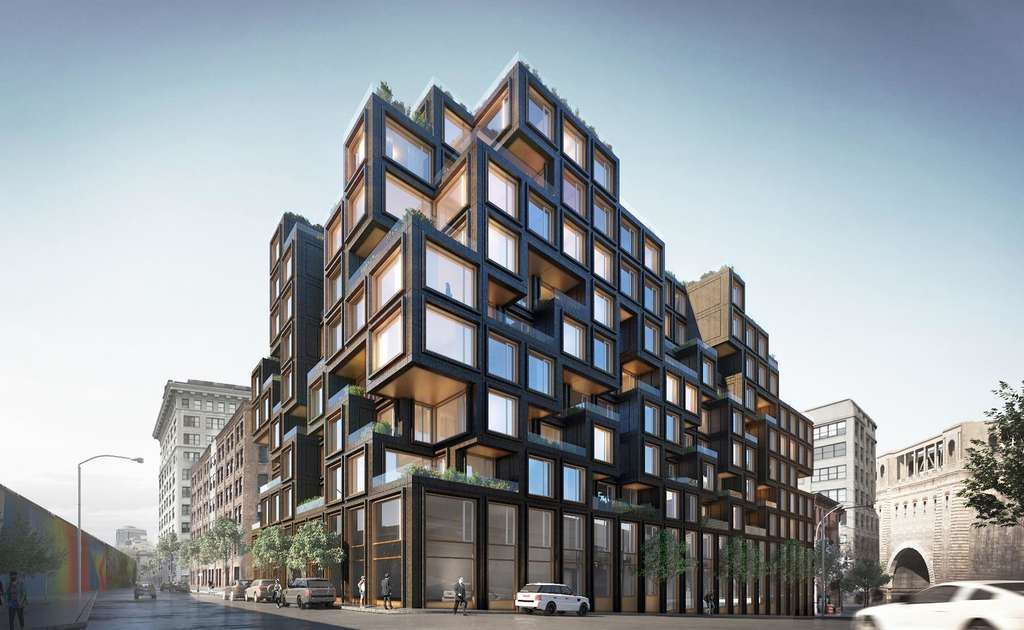 ODA reveals playful facade, outdoor space for former Jehovah’s Witnesses’ site in Dumbo | 6sqft