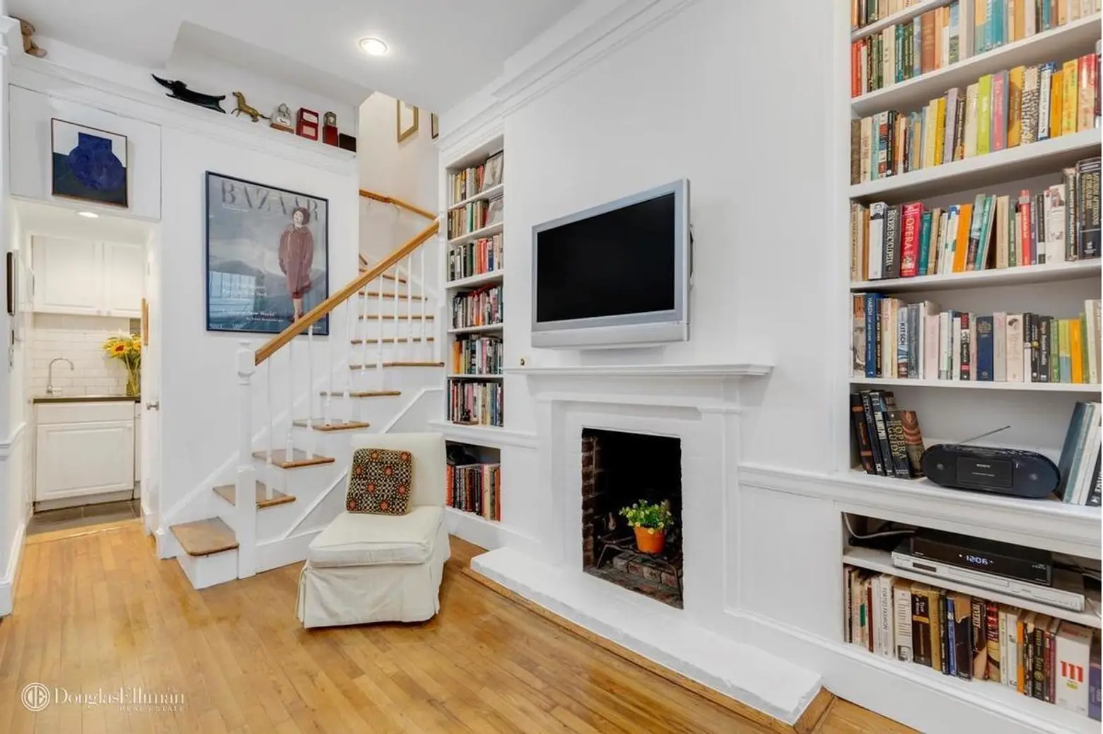 Architectural history meets West Village charm in this $950K duplex co-op
