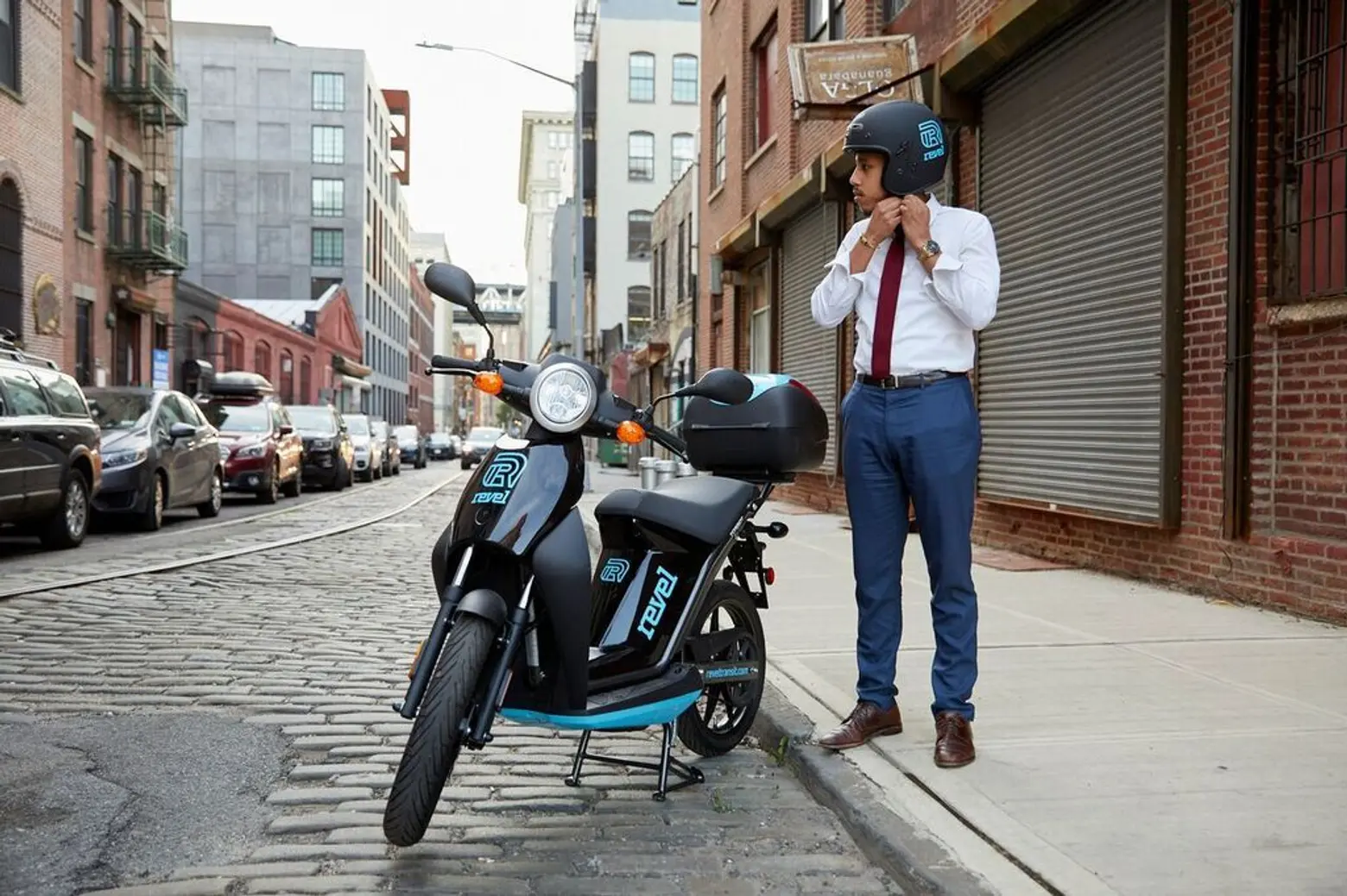 The city’s first shared electric moped service launches in Brooklyn