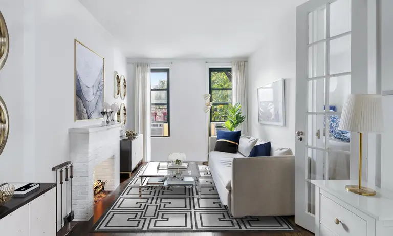 Asking $735K, this little slice of a West Village co-op is big on options