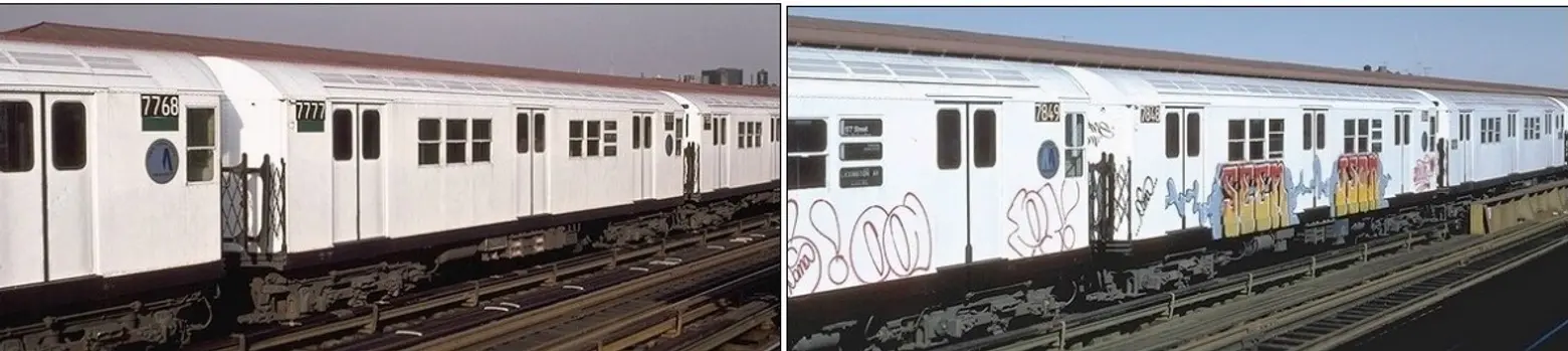 Great white fleet, white subway cars, history, nyc subway