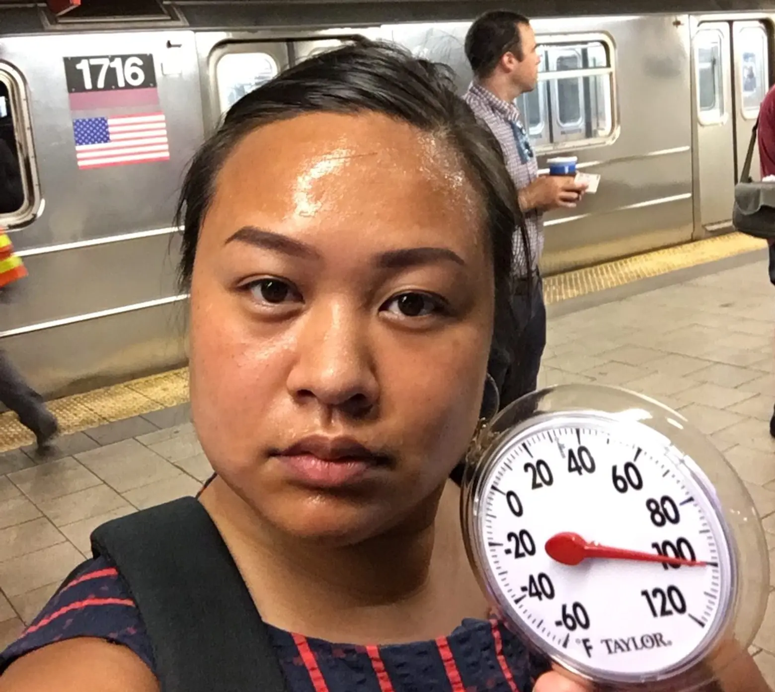RPA report shows subway platform temperatures of 104 degrees