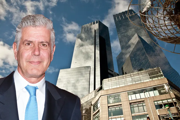 Anthony Bourdain’s Columbus Circle condo hits the rental market for $14K/month