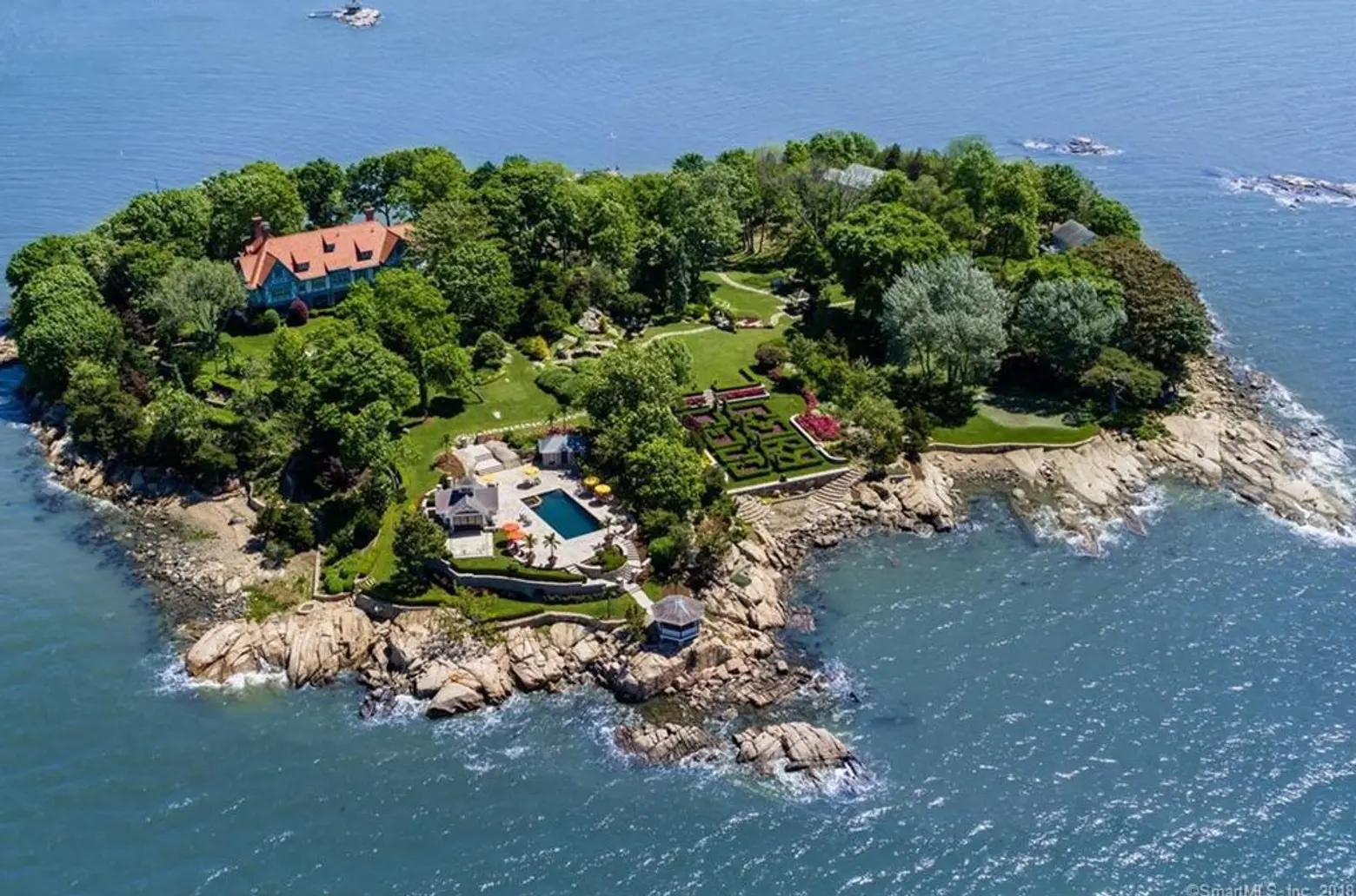 Private seven-acre Connecticut island with a garden wonderland sells for $21.5M