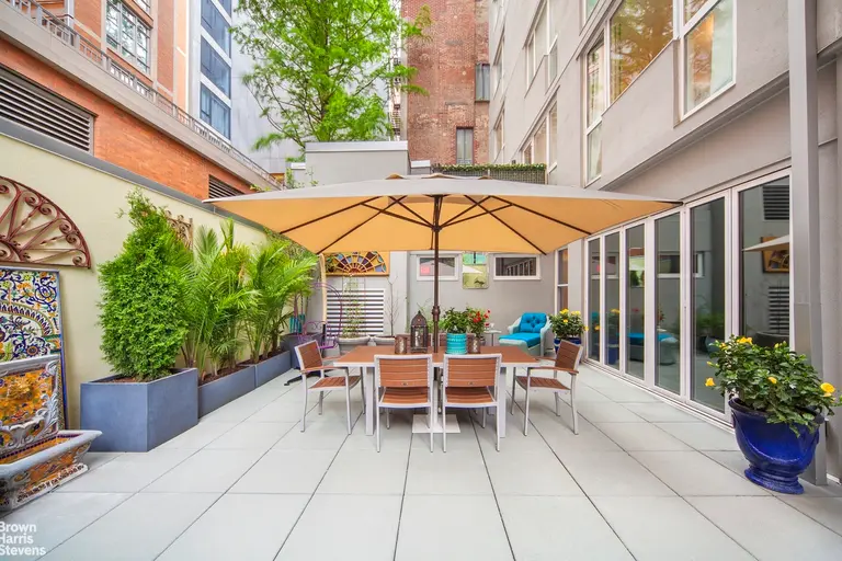 For $2.5M, a West Soho condo with a peaceful garden sanctuary