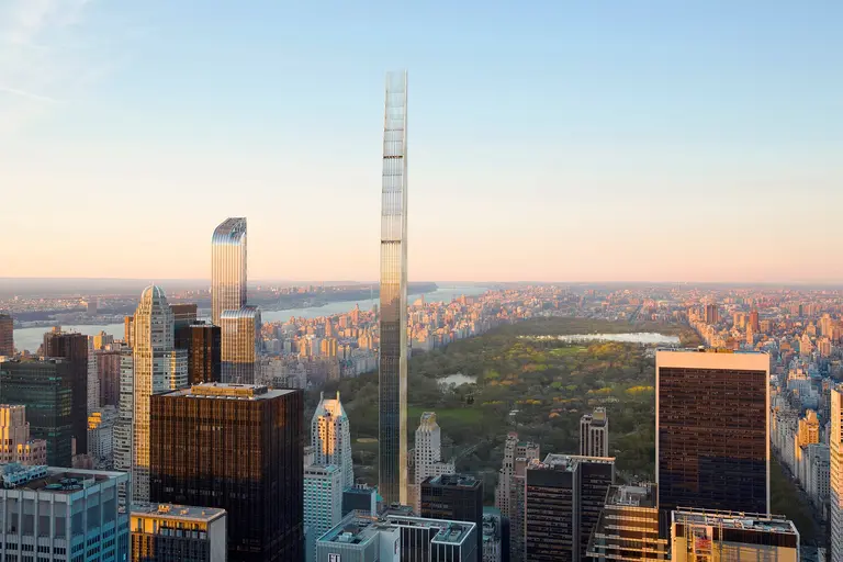 Sales to begin at super-skinny supertall 111 West 57th Street; priciest units are $57M