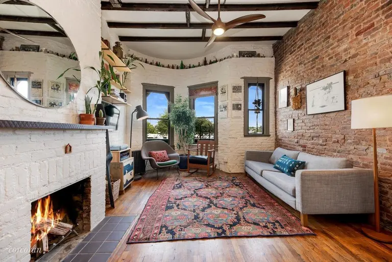 This cozy South Slope co-op with a private roof deck just might have $1M worth of charm