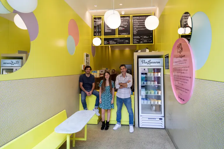 Where I Work: The trio behind Van Leeuwen ice cream show off their pastel-painted UWS shop