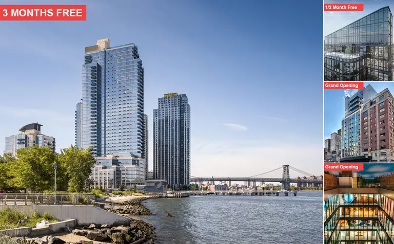 FREE RENT: This week’s NYC rental roundup includes 3 months free rent on the Williamsburg waterfront