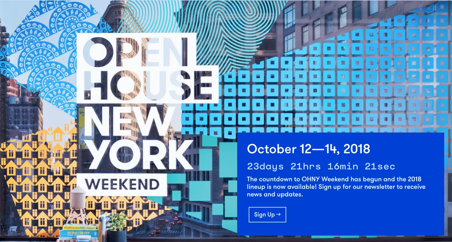 Schedule for 2018 Open House New York sites and events is now live