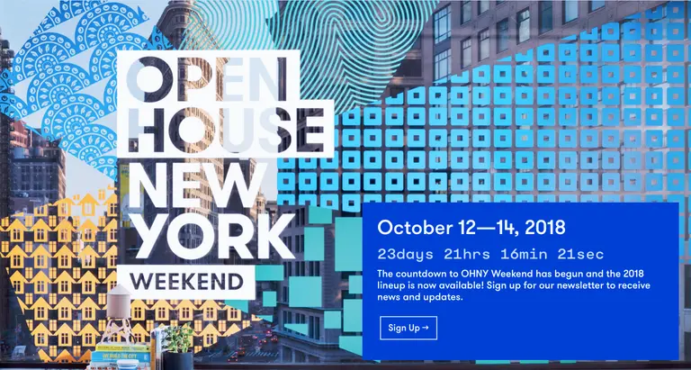 Schedule for 2018 Open House New York sites and events is now live