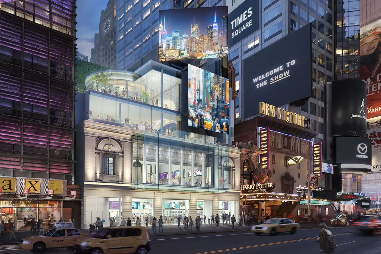Times Square Theater to get a $100M makeover; developer hopes for Apple, Amazon, or Coke