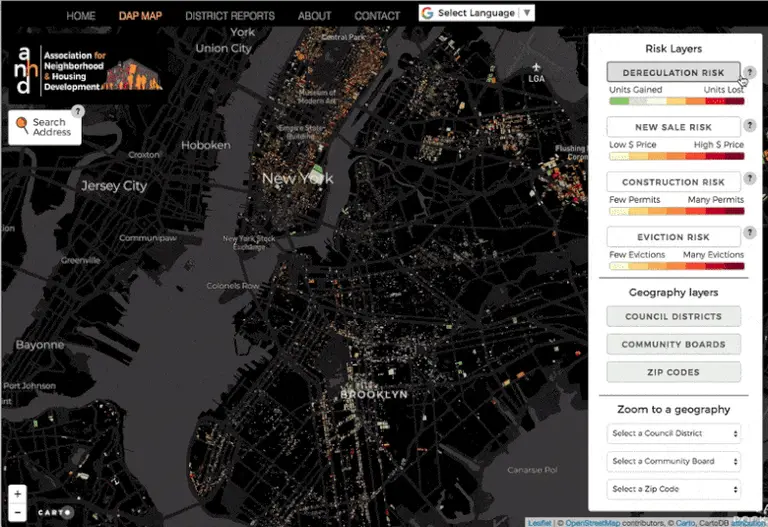 Mapping the growing pressure of residential displacement in NYC