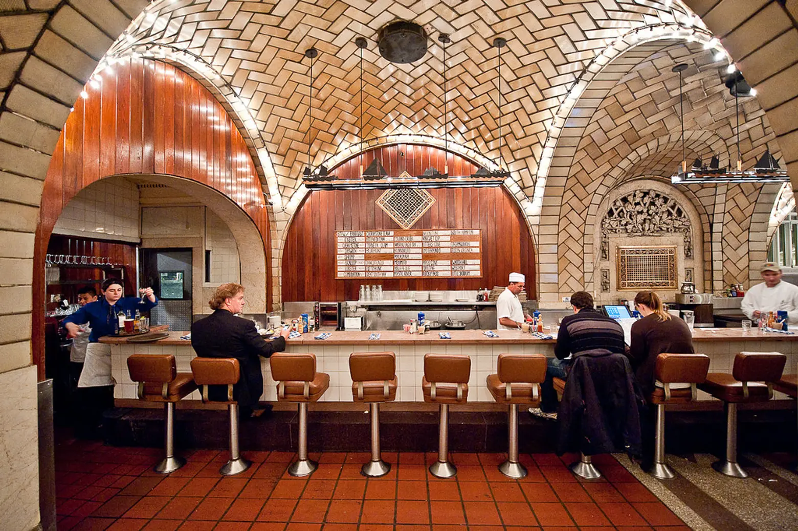 oyster bar, grand central terminal, terra-cotta nyc