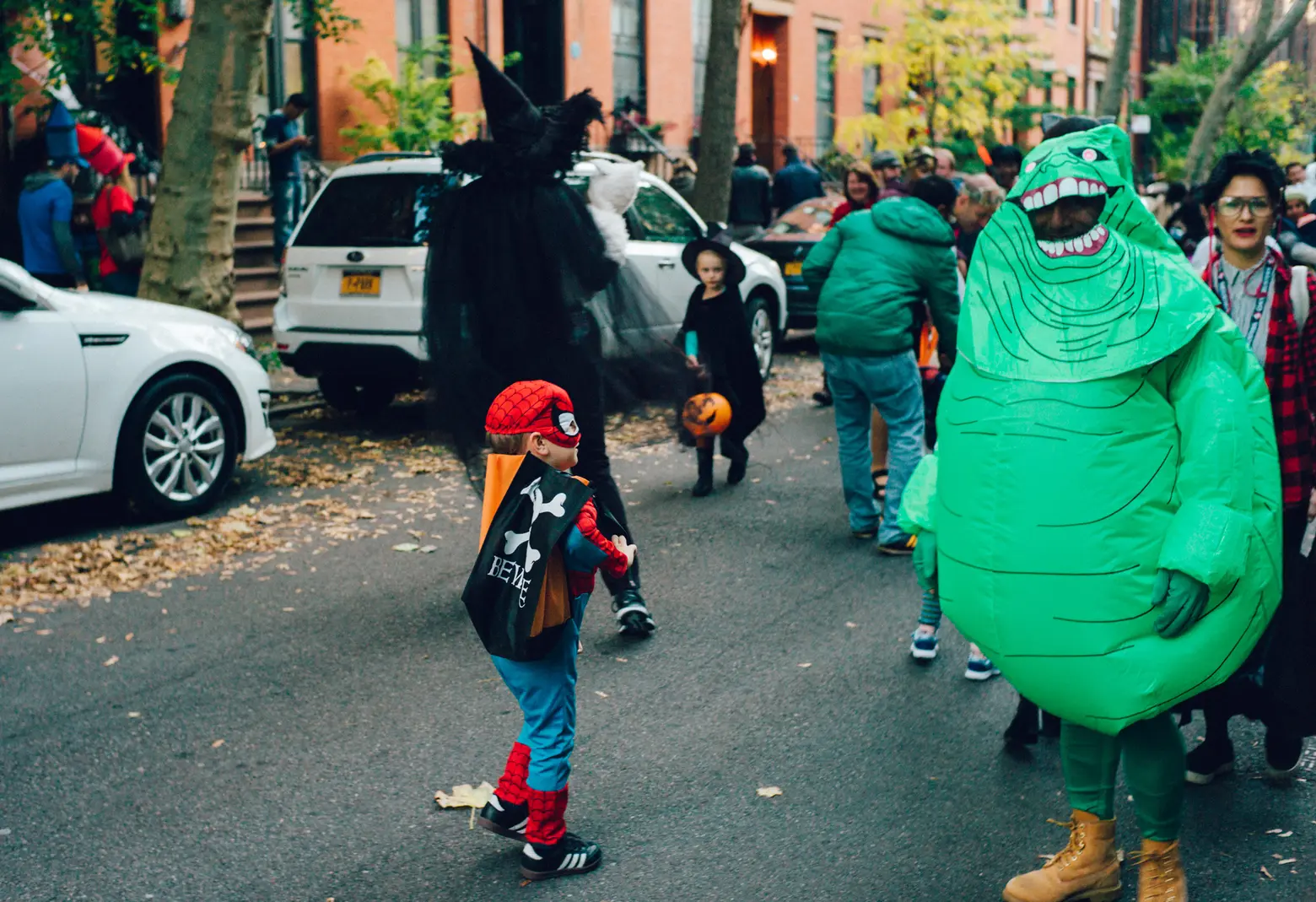 Nearly 100 NYC streets will go car-free for safe trick-or-treating this Halloween