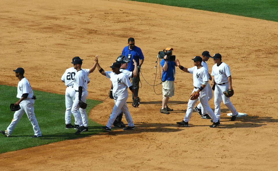 Logos And Uniforms Of The New York Yankees Yankee Stadium Staten