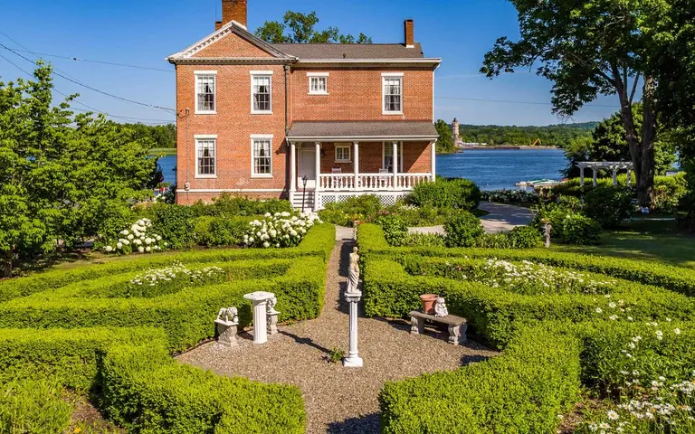 1823 Greek Revival manor on the Hudson offers life the way it used to be for $1.7M