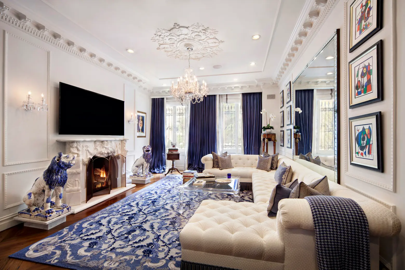 A touch of Versailles comes to the Upper East Side in this luxuriant $2.2M co-op